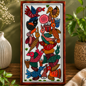 Heritage Birds & Drums Folk Frame