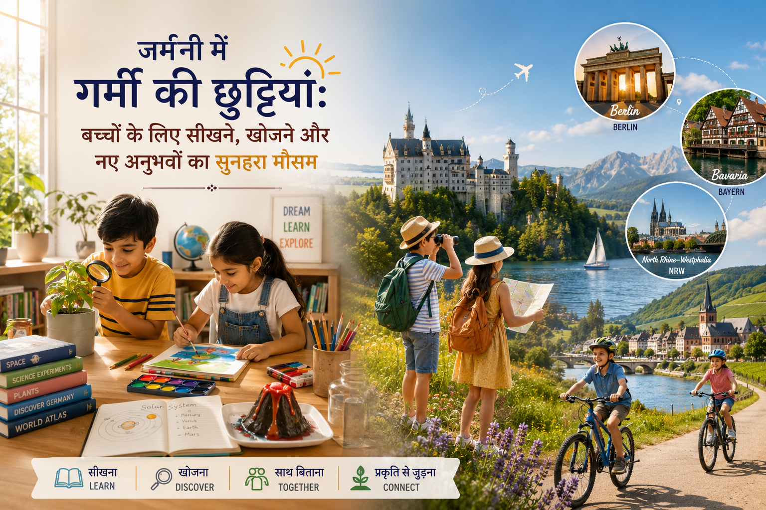 जर्मनी में गर्मी की छुट्टियाँ - सीखने, खोजने और परिवार के साथ यादगार पल बिताने का सुनहरा अवसर